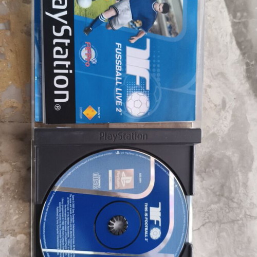 Fussball Live 2 PS1 game used in very good condition