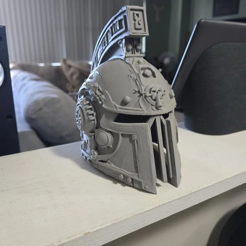 Warhammer 40k Space Marine Helmet 3D Printed Prop