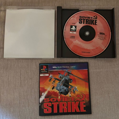 Soviet Strike PlayStation 1 PS1 game used, complete