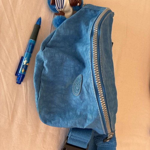Kipling Collectible Waist Bag Used, Blue Olympic Edition