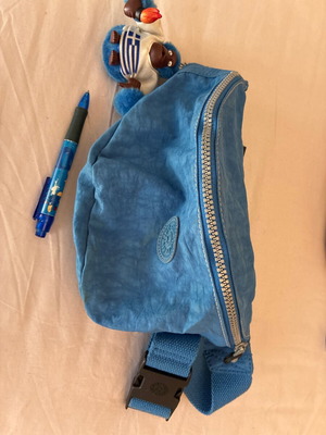 Kipling Collectible Waist Bag Used, Blue Olympic Edition