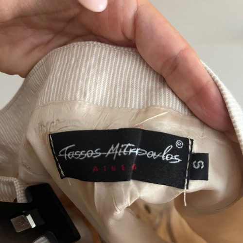 Tassos Mitropoulos vest used, size S, beige