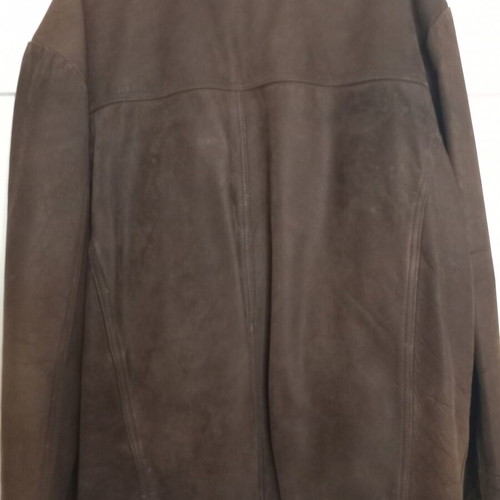 Antica Pelletteria men's jacket XL made in Italy, like new, brown leather nubuck