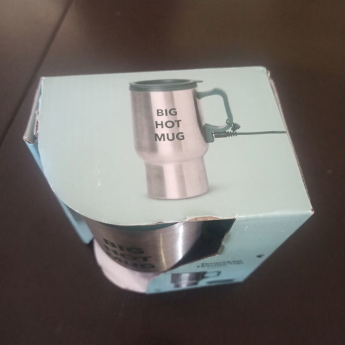 Car Thermo Mug with USB Cable new