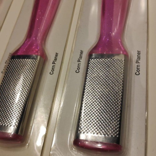 Corn planer new, pack of 20, pink foot callus remover