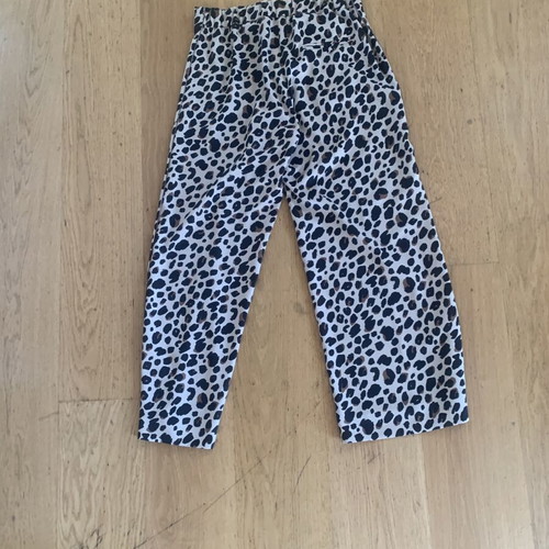 Marella Animal Print Pants New, Size M 38 10, Beige