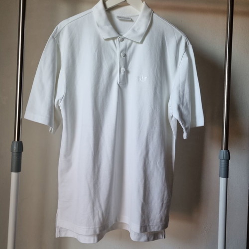 Adidas vintage πόλο πουκάμισο XL λευκό σαν καινούργιο