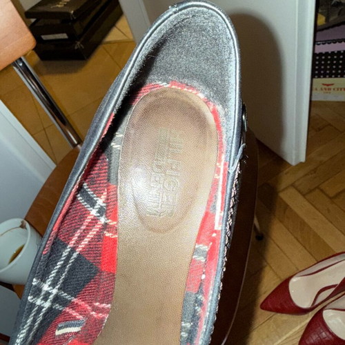 Tommy Hilfiger pumps used with round toe, size 38, black and brown