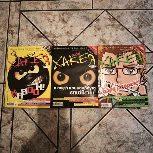 Total Xaker magazines used, issues 20-21-22, collectible from 2009