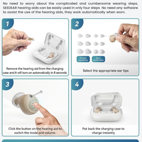 Hearing Aid JH-A260 new, rechargeable with noise reduction