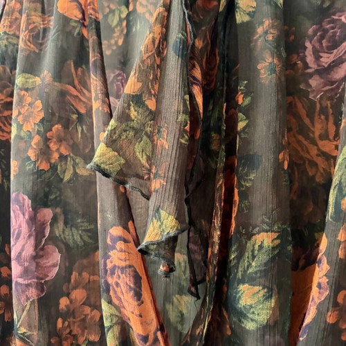 BSB Floral Sheer Blouse M Like New