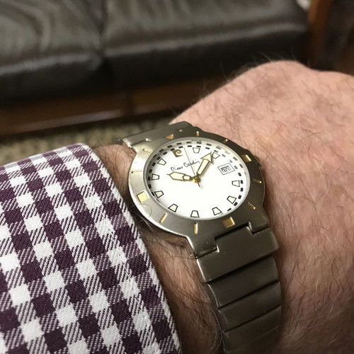 Pierre Cardin watch new with luminous hands and waterproof