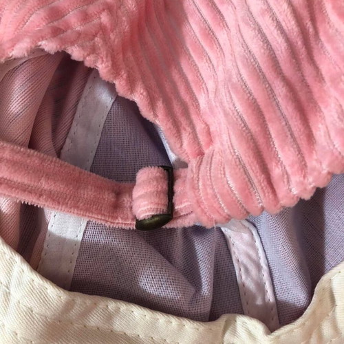 Pink hat like new, sizes M and L, 57 cm