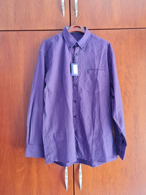 Bades Shirts long-sleeve shirt size L new, purple