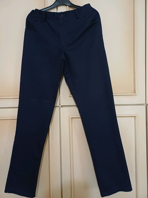 Cotton pants dark blue for boys 10-12 years like new