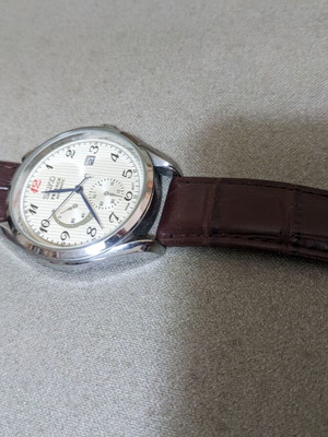 Seiko Pressage 1:1 Replica Wristwatch Like New with Brown Leather Strap