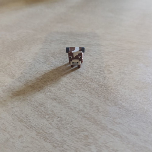 Minecraft cow figure used