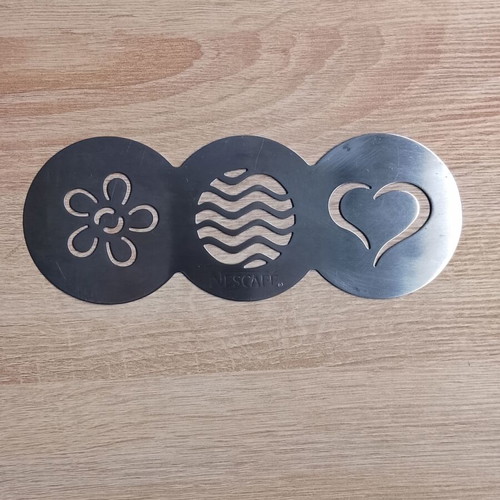 Nescafé stencil used, good condition
