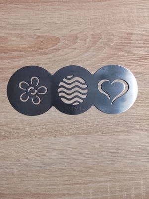 Nescafé stencil used, good condition