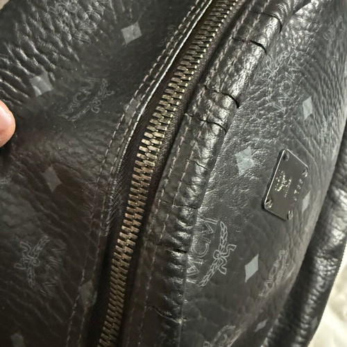Backpack MCM black used authentic