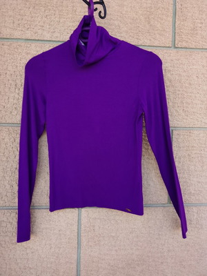 Paranoia purple turtleneck top