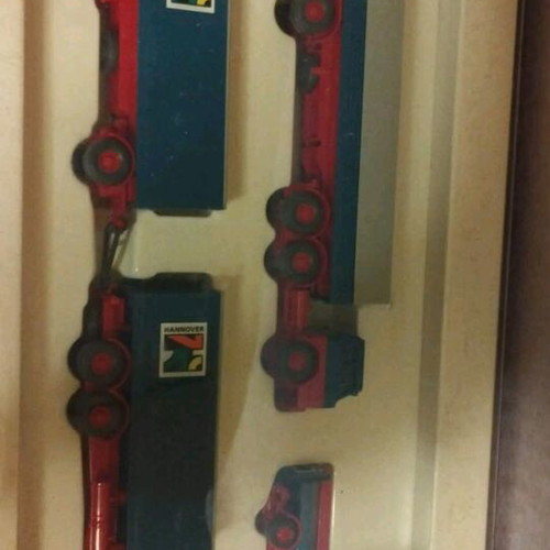 Set of tractors and truck with trailers scale HO new