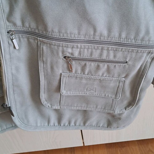 Men's Jin Tao work vest new, gray, size XXL