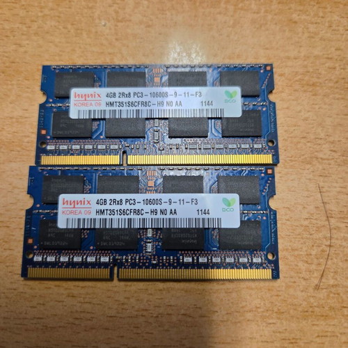 Hynix 4GB DDR3 RAM pack of 2 like new
