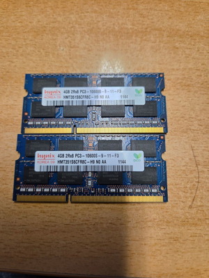 Hynix 4GB DDR3 RAM pack of 2 like new