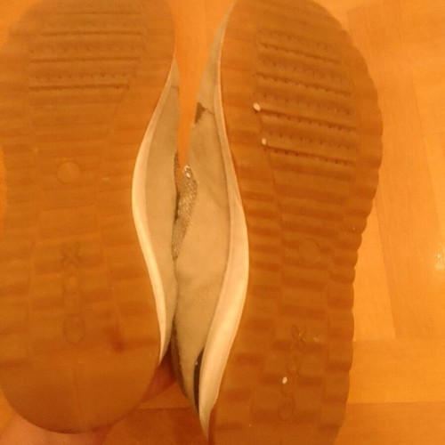 Geox sneakers size 36 like new, gold