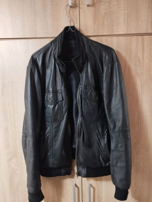 Men's black bomber jacket Zara XL like new