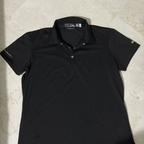 Ralph Lauren black polo shirt, medium, rare authentic