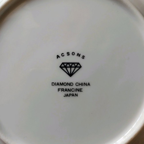 Acsons Diamond China Francine Vintage Serving Set 93 Pieces like new
