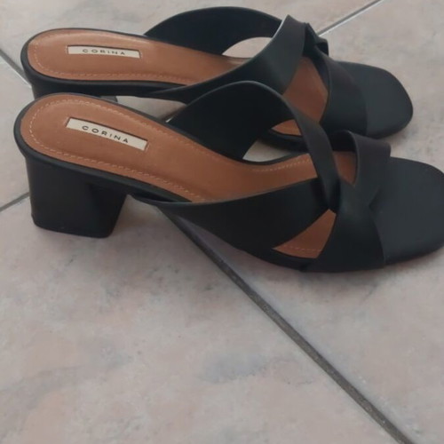 Corina black sandals size 39 new