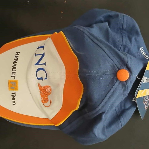 F1 Vintage Collectible Cap new, ING Renault Team blue