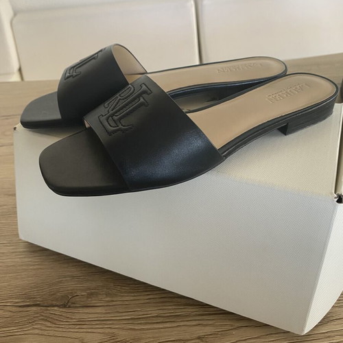 Ralf Lauren leather mules like new, size 36