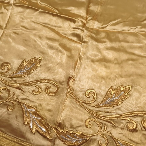 Handmade Gold-Embroidered Luxury Liturgical Vestment Set like new