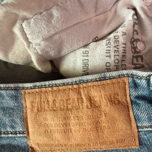 Jeans shorts Pull&Bear like new, size 42, slim fit, blue