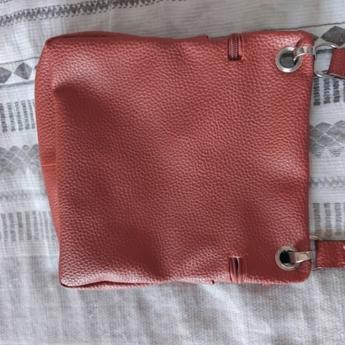 Kem leather crossbody bag like new, brown