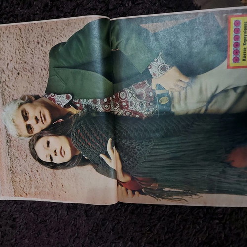 Vintage album used with collage from 60s magazines