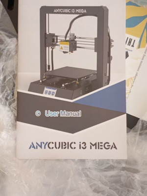 Anycubic i3 MEGA 3D printer as new condition with accessories