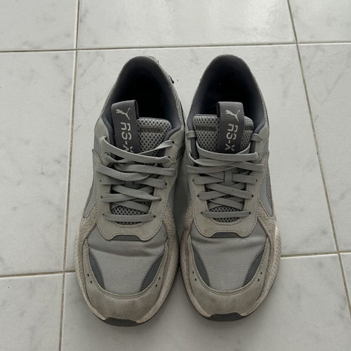 Puma RS-X Suede men's sneakers, grey, size 44.5