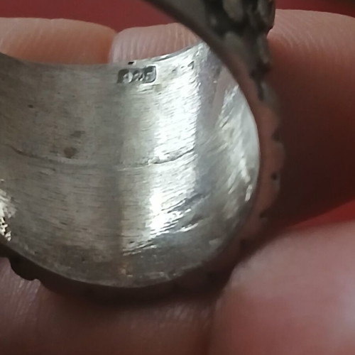 Large 925 silver ring, 18mm, 10 grams