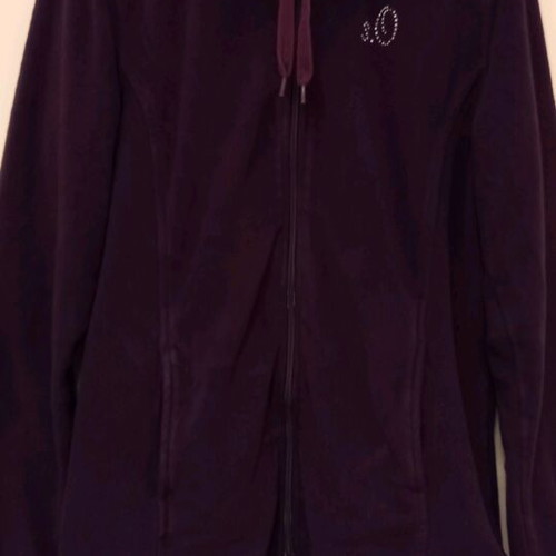 S.Oliver fleece jacket like new, purple, size L