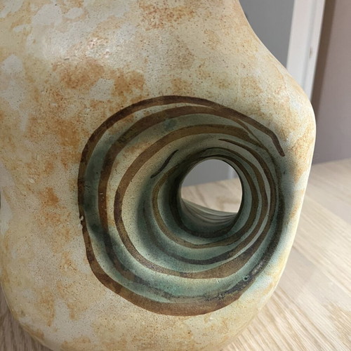 Vintage Ceramic Vase Nikos Dazelidis 1960s new condition