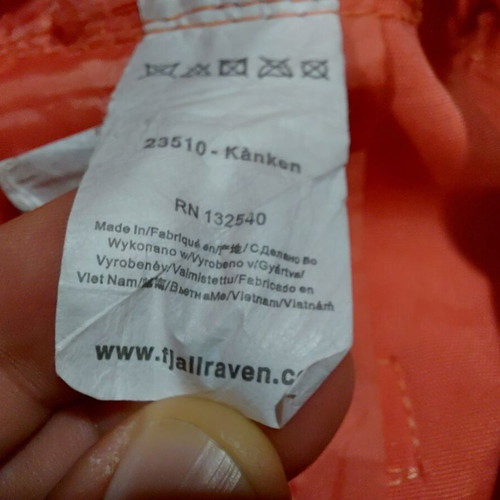 Fjallraven Kanken women's backpack used, pink