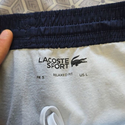 Lacoste Sport Track Pants like new, size L, blue
