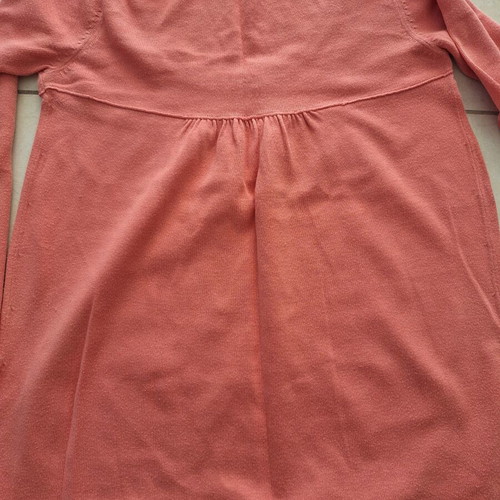 La Redoute Collections long-sleeve coral cotton sweater, XS