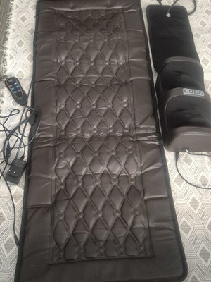 Electric Full Body Massage Mat with Shiatsu Pillow and Heat like new