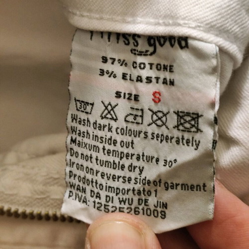 Miss Good White Women's Pants Small like new